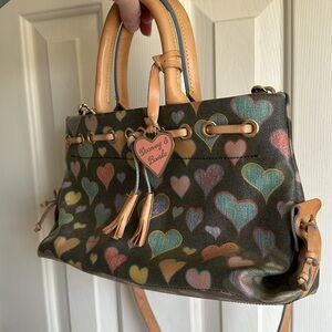 Heart print Y2K Dooney & Bourke bag